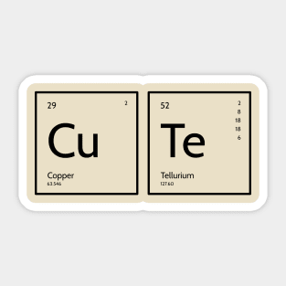 Cool Science T-Shirt Sticker